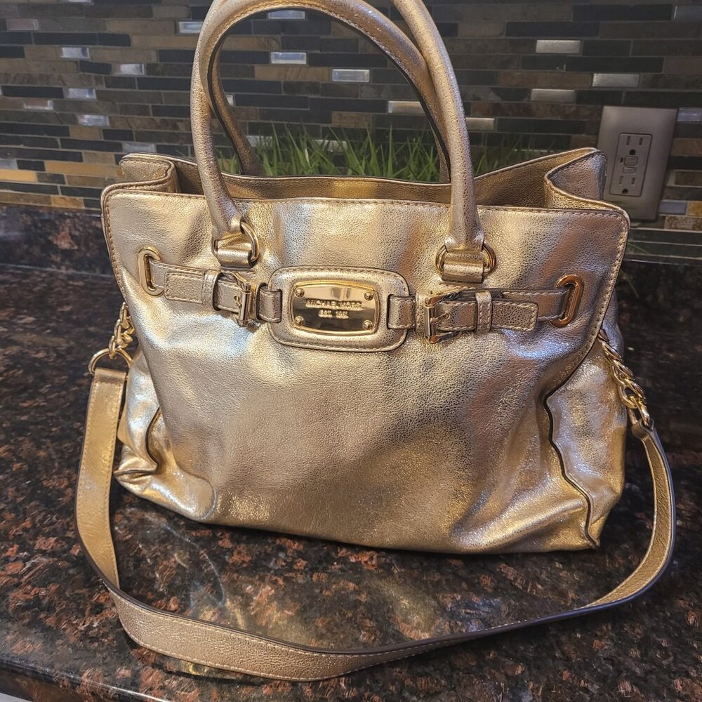 Michael Kors Gold Bag